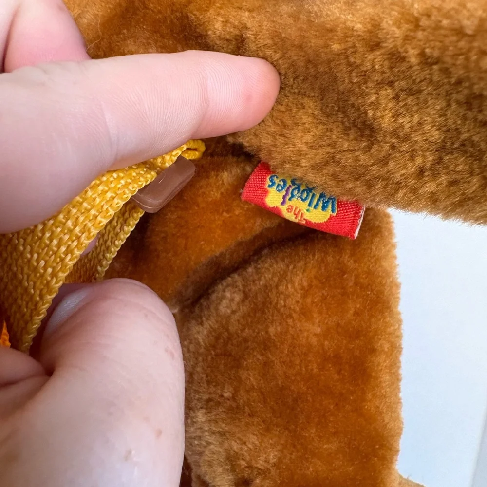Vintage Wiggles 2004 Wags the Dog plush stuffed Wearable Kids Backpack - Picture 4 of 5